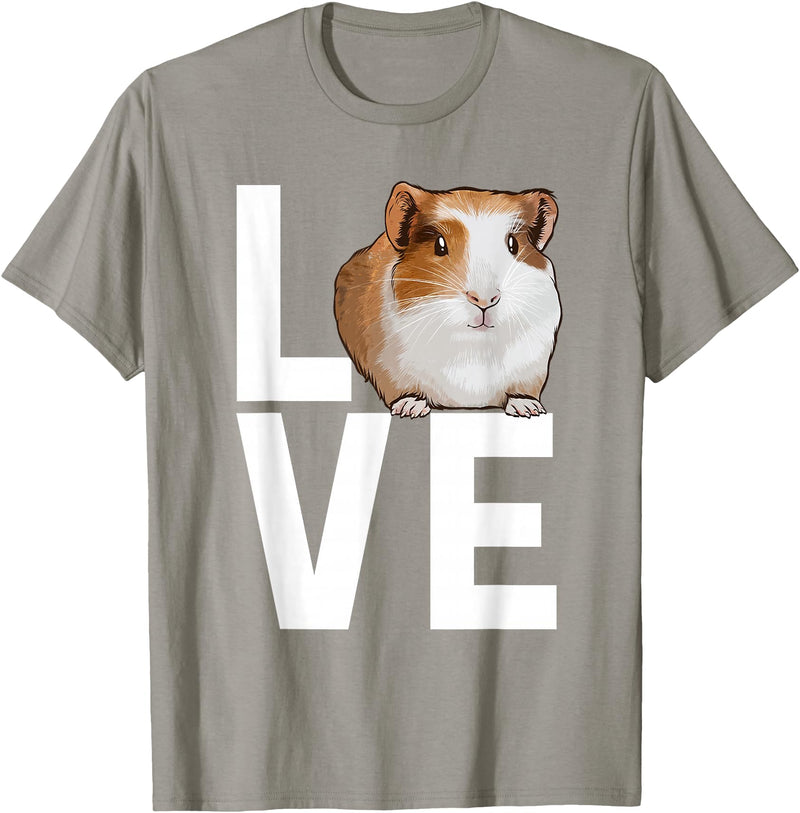 Guinea Pig Gift Guinea Pig Accessories & Stuff Cool Guinea Pig Art for Men Women Cavy Pet Guinea Pig Lover T-Shirt - Slate Grey