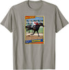 Handicapping Horse Gear Ruffian Horse, Horse Racing, Santa Anita Del Mar Race Horses T-Shirt - Slate Grey