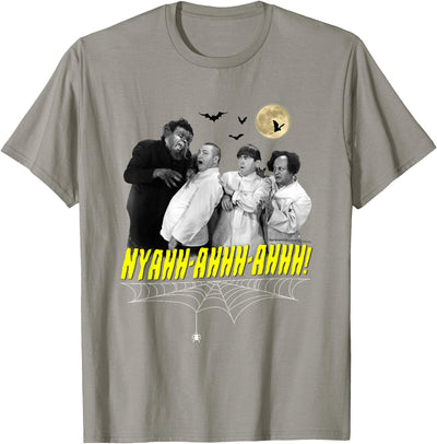 TTS- The Three Stooges NYAHH-Ahhh-Ahhh! Halloween T-Shirt