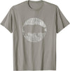 Vintage Pig Shirts - Distressed Pig Animal Print T-Shirt - Unisex-Adults & Kids - Black - Small - Short Sleeve - Classic Fit - Slate Grey