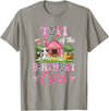 Cow First Birthday Girl Family Titi Of The Birthday Girl 1St Birthday Cow Farm Family T-Shirt - Slate Grey
