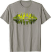 Outdoor Tree Tee Trees Reflection Wildlife Nature Animal Bear Outdoor T-Shirt - Slate Grey