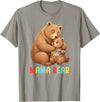 Autism Awareness Month For Autism Warrior Mother Mama Bear Proud Autism Mom Autism Awareness for Mom T-Shirt - Slate Grey