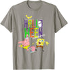 SpongeBob Schwammkopf SpongeBob SquarePants Halloween Screams With Patrick & Gary T-Shirt - Slate Grey