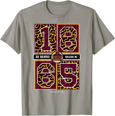 Shaw University - Bears - HBCU Concrete Date T-Shirt