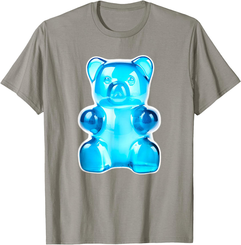 Urban Empyre Blue Gummy Bear Candy T-Shirt - Slate Grey
