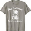 My Flabbers Bear, Bear Funny, Gasted Bear Flabbers My Flabbers Have Been Gasted, Funny Graphic, Bear Art Cute T-Shirt - Slate Grey