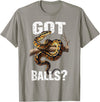 Royal Ball Python Supplies Snake Owner Herpetology Funny Ball Python Lover Balls Reptile Keeper Snake Owners T-Shirt - Slate