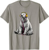 Arctic Wildlife Music Lover Designs Polar Bear Headphones Music Lover Funny Arctic DJ T-Shirt - Slate Grey