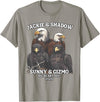 Jackie and Shadow Bald Eagle Family Tee Jackie and Shadow Sunny and Gizmo Big Bear Lake 2025 T-Shirt - Slate Grey