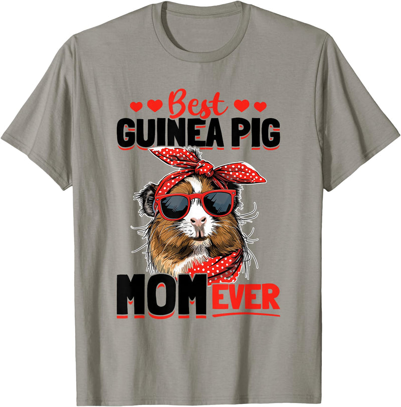 Funny Guinea Pig Pet Lover Rodent Lover Graphics Funny Guinea Pig Pet Lover Rodent Animal Best Guinea Pig Mom T-Shirt - Slate Grey