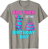 gaming gamer Birthday Llama Pinata Family Apparel Brother Birthday Boy Llama Pinata Party Family mathing Men T-Shirt - Slate Grey