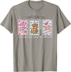 Pediatrics s Day PEDS Nurse Stamp Bear V-day Work Pediatrics Valentines Day PEDS Nurse Stamp Bear V-Day Work P T-Shirt - Slate Grey