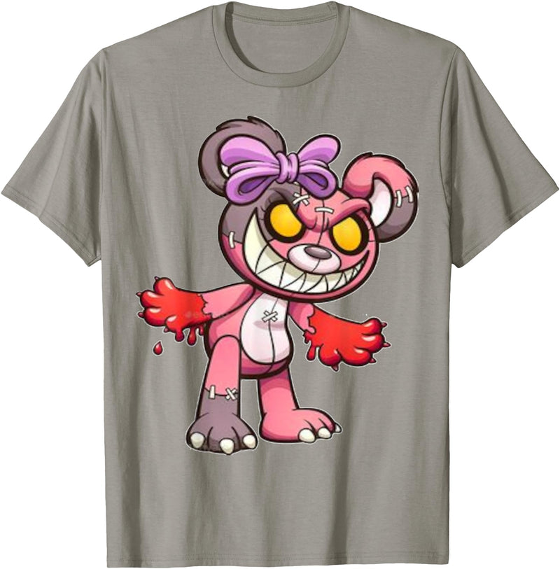 Teddybär Bad and Cute Teddy Bear T-Shirt - Slate Grey