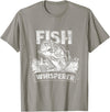 Fish T-Shirts Aquarium Animal Tank Tops Fish Whisperer T-Shirt - Slate Grey