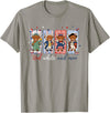 Red White Moo Patriotic Highland Cow Red White and Moo Highland Cow USA 4th of July 250th Years T-Shirt - Slate Grey