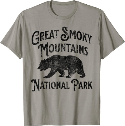 Great Smoky Mountains National Park Tennessee Hike Bear T-Shirt
