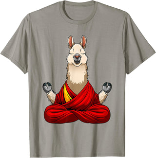 Funny Llama Gift Llama Lover Accessories & Stuff Cute Llama Design For Men Women Alpaca Animal Llama Lovers T-Shirt - Slate Grey