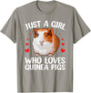 Guinea Pig Gift Guinea Pig Accessories & Stuff Cute Guinea Pig For Women Girls Hamster Pet Guinea Pig Lover T-Shirt - Slate Grey