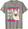 Amazing First Day of School - Geslonedesigns Llamazing 1st Day of School Teacher Llama Back to School T-Shirt - Slate Grey