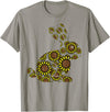Easter Sunflower Bunny Rabbit Vintage Flower Women Girls Kid T-Shirt in Slate Grey