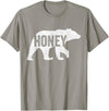 Matching Family Bear by Foxio Honey Bear Matching Family Camping Bear Funny Honey T-Shirt - Slate Grey