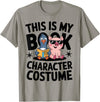 Book Character Fun Costumes This is My Book Character Costume Penguin Pig T-Shirt - Slate Grey