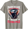 Flying Pigs FH I Was Told There Would Be Flying Pigs |||-- T-Shirt - Slate Grey