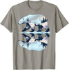 Polar Wildlife Wilderness Lover Polar Bear Arctic Wildlife Nature Animal T-Shirt - Slate Grey