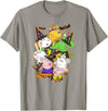Peppa Pig Halloween Happy Costumes Group Shot T-Shirt - Slate Grey
