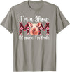 Funny Pig Show Mom For Mother's Day Funny Pig Show Mom T-Shirt - Black, Small, Unisex, Modern, Letter Print, Short Sleeve, T-Shirt, Perfect for Pig Show Moms, Mother's Day, Christmas, Halloween, Birthday - Slate Grey