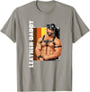 Vintage Gay Bear Pride & Dom Queer Top Retro Gay Daddy Leather Gay Biker - Bear Bearded Gay Pride T-Shirt - Slate Grey