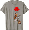Funny Giraffe Shirts & Gifts Funny Giraffe Shirt Cute Safari Animal Gift Ideas T-Shirt - Slate Grey