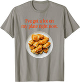 Pigs In A Blanket I’ve Got A Lot On My Plate Tees Pigs In A Blanket I’ve Got A Lot On My Plate Right Now T-Shirt - Slate Grey