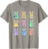 Easter Day Bunny Rabbit Nurse Squad RN Nursing Medical T-Shirt in Slate Grey