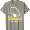 Funny Fishing Gifts for Men and Women No Bananas Fishing Saying Fisherman Fishing T-Shirt - Slate Grey