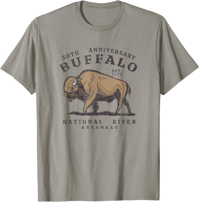 Cow Take Me to the Buffalo River 50th Anniversary Buffalo T-Shirt