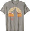 Llama Alpaca - Retro 70s 80s - Birthday Llama Alpaca - Retro 70s 80s Graphic Vintage Men Women T-Shirt - Slate Grey