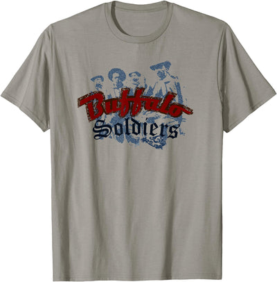 Cow Gene Brown Drawn2themusic Buffalo Soldiers T-Shirt