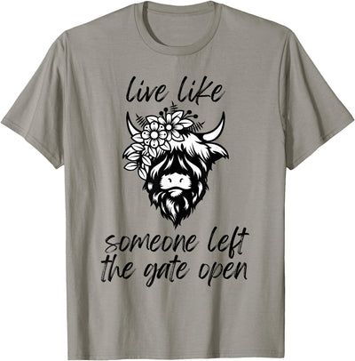 Highland Cow T-Shirt - Premium Scottish Cattle Apparel