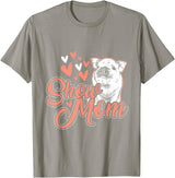 Animal Tees & Gift Idea Show Mother Pigs T-Shirt - Slate Grey