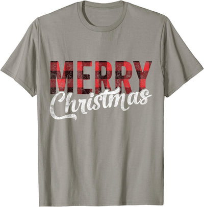 Matching Family Clothes Merry Christmas Gift Family Xmas Red T-Shirt