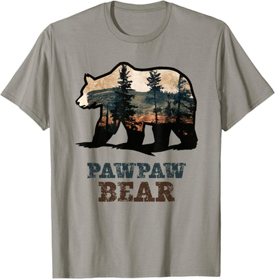 PawPaw Bear Vintage Retro Funny Paw-Paw T-Shirt