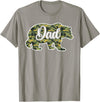 Bear Hunting Gifts For Hunters Men’s Bear Hunter Dad Camouflage Shirts, Father Hunting Camo T-Shirt - Slate Grey