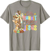 Silly Rabbit Easter Is for Jesus Bunny Cross Kids T-Shirt in Slate Grey