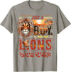 Boys Lion Shirts Lion | Toddler | Just A Boy Who Loves Lions T-Shirt - Slate Grey