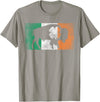 Buffalo - Saint Paddys Funny Ireland Flag Buffalo - Shamrock St. Patrick's Day Irish Flag T-Shirt - Slate Grey