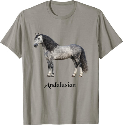 Horse Breed Designs Andalusian Horse Breed Beautiful Equestrian T-Shirt