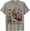 Medieval Bunny Rabbit Castlecore T-Shirt in Slate Grey