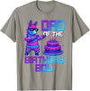 Llama Pinata Birthday Family Bday Party Decoration Daddy of Birthday Boy Llama Pinata Party Family Matching T-Shirt - Slate Grey